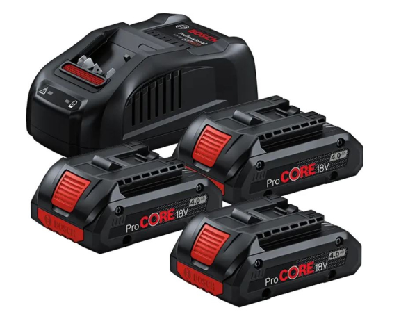 Bosch | Akku-Basis-Sets ProCORE 3x 18V 4.0Ah, 1x GAL 1880 CV